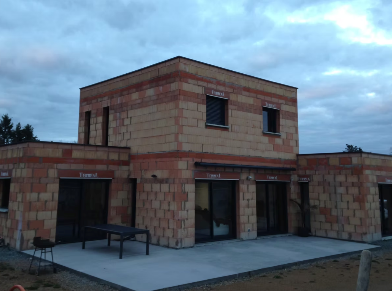 Enduit sur maison neuve