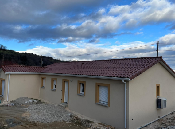 Enduit sur maison neuve
